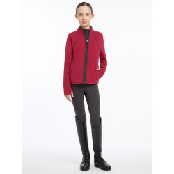 Pólar LeMieux com fecho éclair Felicity Young Rider Brasa Bordô Pólar LeMieux com fecho éclair Felicity Young Rider Brasa Bordô