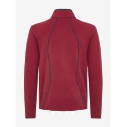 Pólar LeMieux com fecho éclair Felicity Young Rider Brasa Bordô Pólar LeMieux com fecho éclair Felicity Young Rider Brasa Bordô