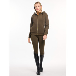 Sweat com capuz LeMieux forrado Leia Alpino Castanho Sweat com capuz LeMieux forrado Leia Alpino Castanho