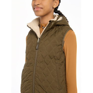Colete de inverno reversível sem mangas LeMieux Eloise Young Rider Colete de inverno reversível sem mangas LeMieux Eloise Young Rider