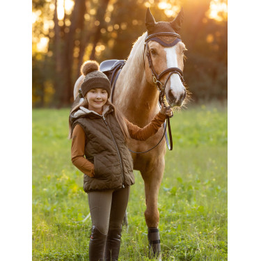 Colete de inverno reversível sem mangas LeMieux Eloise Young Rider Colete de inverno reversível sem mangas LeMieux Eloise Young Rider