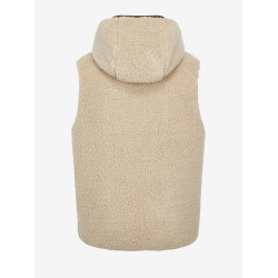 Colete de inverno reversível sem mangas LeMieux Eloise Young Rider Alpino Castanho