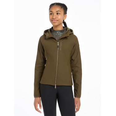 Casaco softshell LeMieux Lottie Young Rider Alpino Castanho