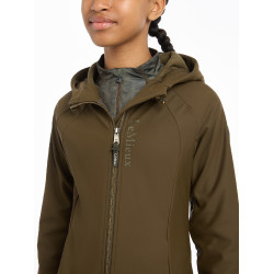 Casaco softshell LeMieux Lottie Young Rider Alpino Castanho