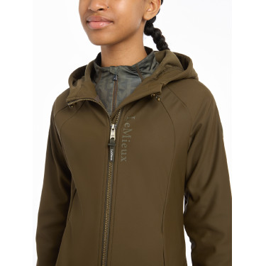 Casaco softshell LeMieux Lottie Young Rider Alpino Castanho
