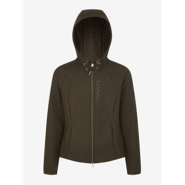Casaco softshell LeMieux Lottie Young Rider Alpino Castanho
