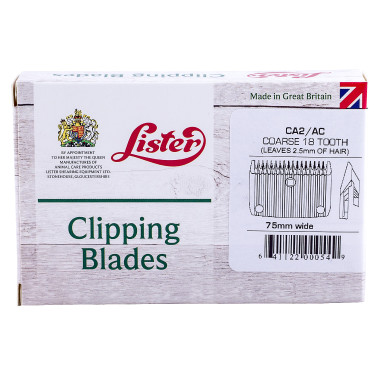 Lâmina Lister CA2/AC Pônei / pelos grossos Lâmina Lister CA2/AC Pônei / pelos grossos