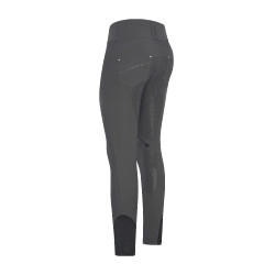 Calça de equitação HV Polo Elena FullGrip Cinza final Cinzento Calça de equitação HV Polo Elena FullGrip Cinza final Cinzento