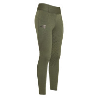 Legging de equitação Easy Rider Don FullGrip Oliva