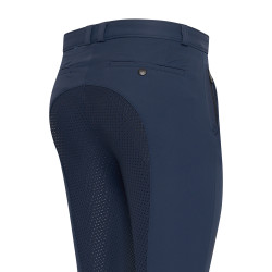 Calça de equitação Euro-star Marcello FullGrip Marinho Azul-marinho