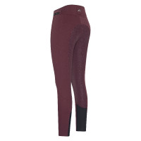 Calça de equitação Euro-star Equitation Queen Diamond FullGrip verão Baía negra Bord&amp;ocirc;