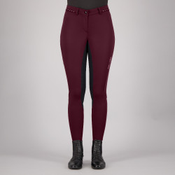 Calça de equitação Euro-star Equitation Queen Diamond FullGrip verão Baía negra Bord&amp;amp;amp;amp;amp;ocirc;