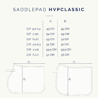 Tapis de selle HV Polo Classic GP Stone Tapis de selle HV Polo Classic GP Stone