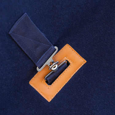 Cobertura de lã HV Polo Scottie Marinho Azul-marinho