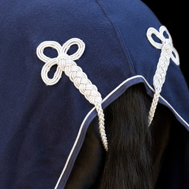 Cobertura de lã HV Polo Scottie Marinho Azul-marinho