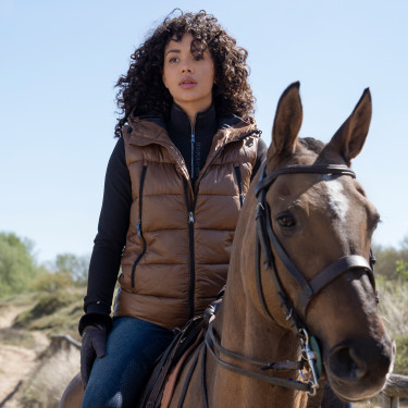 Colete sem mangas HV Polo Vicky Raposa Castanho