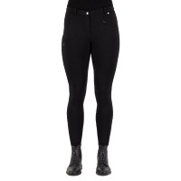 Calça de equitação Easy Rider Joy Winter FullGrip Preto