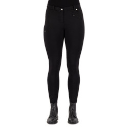 Calça de equitação Easy Rider Joy Winter FullGrip Preto