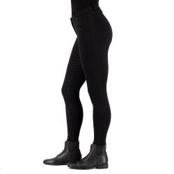 Calça de equitação Easy Rider Joy Winter FullGrip Preto