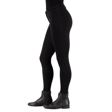 Calça de equitação Easy Rider Joy Winter FullGrip Preto
