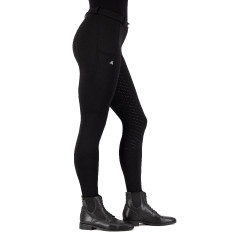 Calça de equitação Easy Rider Joy Winter FullGrip Preto