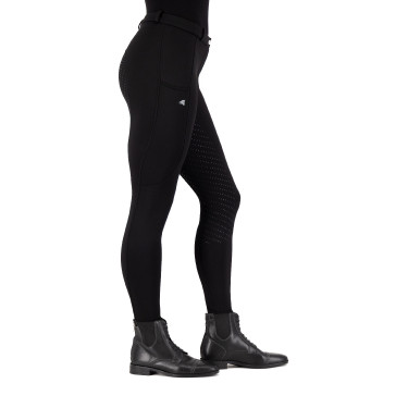 Calça de equitação Easy Rider Joy Winter FullGrip Preto