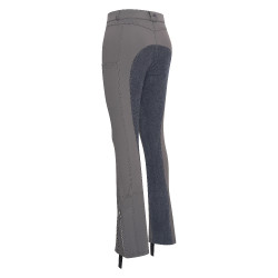 Calça de equitação Easy Rider Iceland Jodhpur feminina Ímã cinza Cinzento