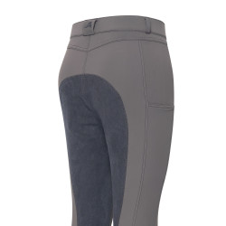 Calça de equitação Easy Rider Iceland Jodhpur feminina Ímã cinza Cinzento