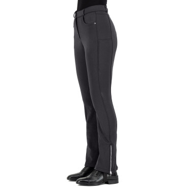 Calça de equitação Easy Rider Iceland Jodhpur feminina Ímã cinza Cinzento
