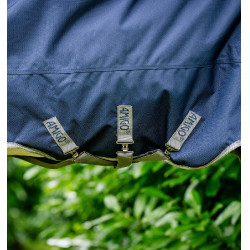 Capa Horseware Amigo Bravo 12 XL 0g Marinho / cinza titânio / prata Azul-marinho