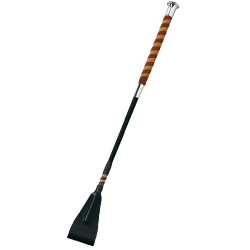 Chicote Fleck curto, cabo em nobuck