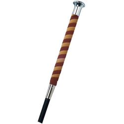 Chicote Fleck curto, cabo em nobuck