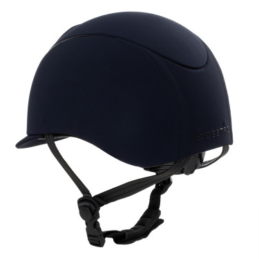 Capacete Equestro com logotipo em relevo Meteor unissex Marinho Azul-marinho
