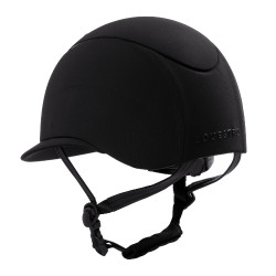 Capacete feminino com viseira larga e logotipo em relevo Equestro Preto Capacete feminino com viseira larga e logotipo em relevo Equestro Preto