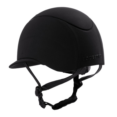 Capacete feminino com viseira larga e logotipo em relevo Equestro Capacete feminino com viseira larga e logotipo em relevo Equestro