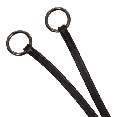 Colar de martingala em couro Equestro Preto