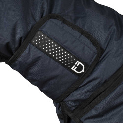 Protetor de pescoço de paddock em tecido rip-stop Equestro Marinho Azul-marinho