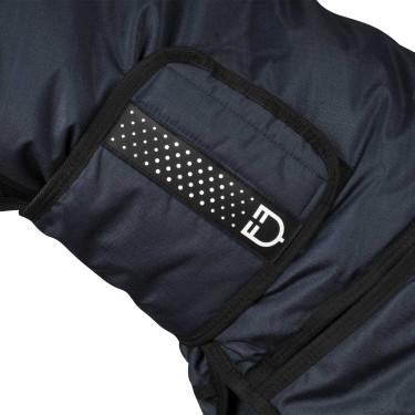 Protetor de pescoço de paddock em tecido rip-stop Equestro Marinho Azul-marinho