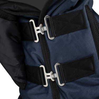 Protetor de pescoço de paddock em tecido rip-stop Equestro Marinho Azul-marinho