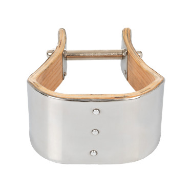 Étriers western en acier avec large marchepied Pool's