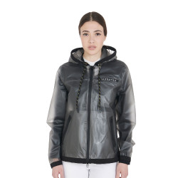 Impermeável técnico transparente feminino Equestro