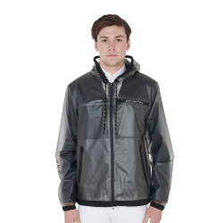 Impermeável técnico transparente masculino Equestro