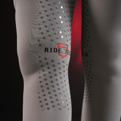 Legging Equestro de cintura alta feminino Ridertechnology full grip Pássaro zombeteiro Cinzento