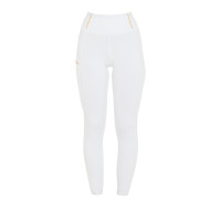 Legging feminino com forro de lã Equestro Branco Legging feminino com forro de lã Equestro Branco