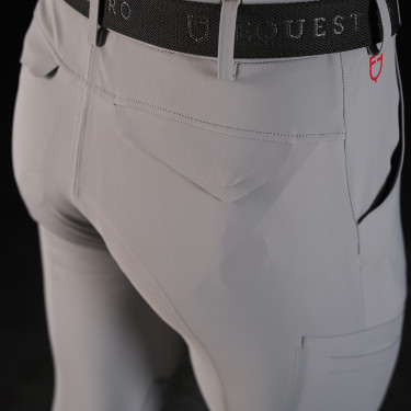 Calça Equestro slim fit masculina Ridertechnology com costuras termo seladas Calça Equestro slim fit masculina Ridertechnology com costuras termo seladas