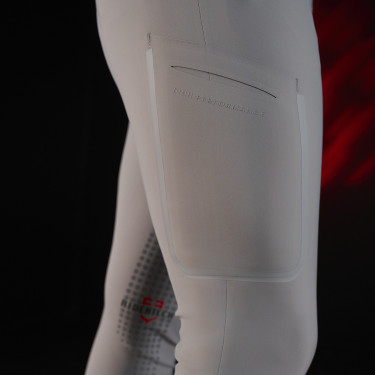 Calça Equestro slim fit masculina Ridertechnology com costuras termo seladas Calça Equestro slim fit masculina Ridertechnology com costuras termo seladas