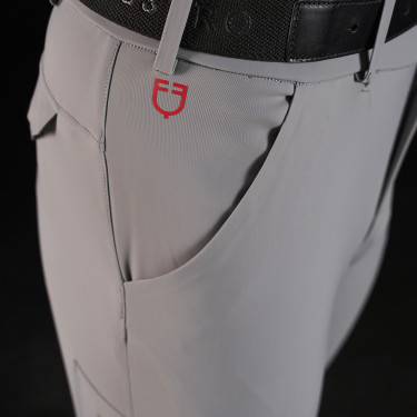 Calça Equestro slim fit masculina Ridertechnology com costuras termo seladas Calça Equestro slim fit masculina Ridertechnology com costuras termo seladas