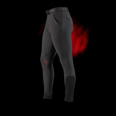 Calça Equestro slim fit masculina Ridertechnology com costuras termo seladas Calça Equestro slim fit masculina Ridertechnology com costuras termo seladas