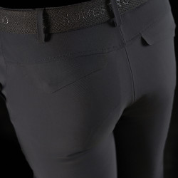 Calça Equestro slim fit masculina Ridertechnology com costuras termo seladas Preto Calça Equestro slim fit masculina Ridertechnology com costuras termo seladas Preto
