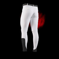 Calça Equestro slim fit masculina Ridertechnology com costuras termo seladas Branco